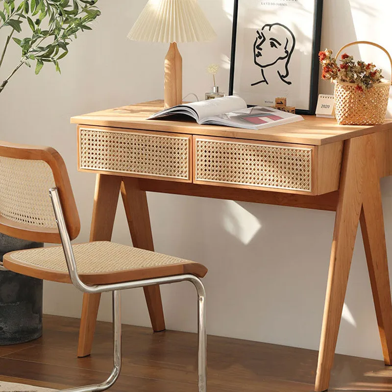 

Dreamhause Nordic Desk with Drawer Storage, Chair, Home Modern