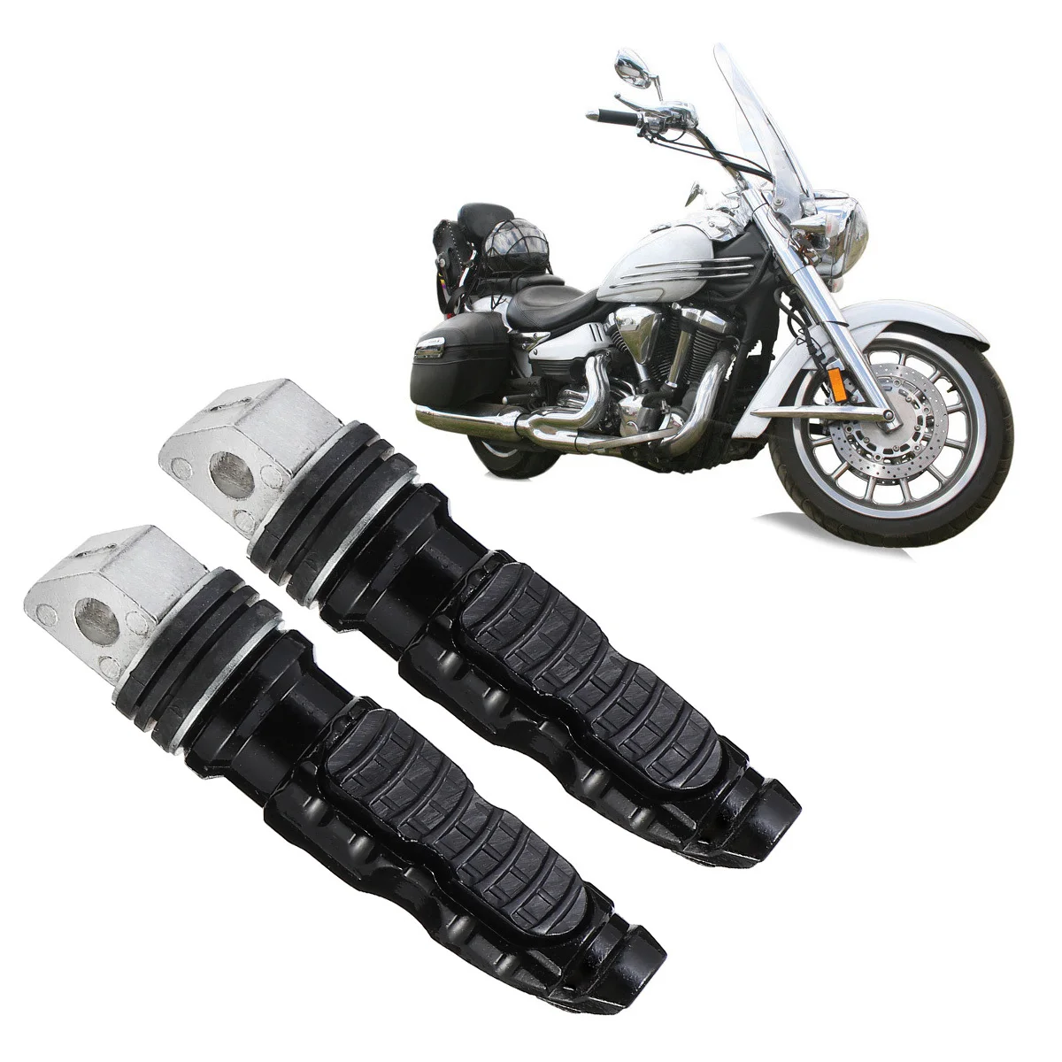 

2Pcs Motorcycle Foot Peg Rest General Utility for Motorcycles and Electric Vehicles Durable Material Cool Design Strong and