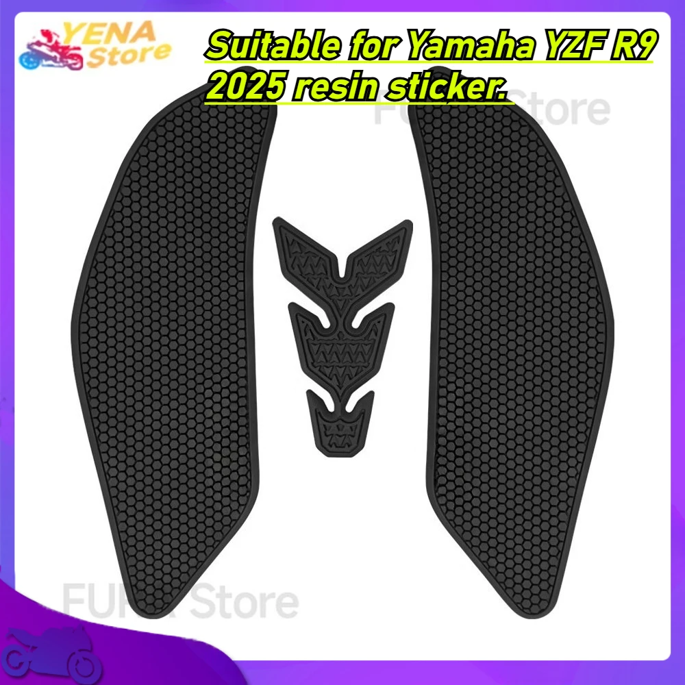 

Motorcycle seat protector new decorative decal, suitable for Yamaha YZF R9 2025 resin sticker.