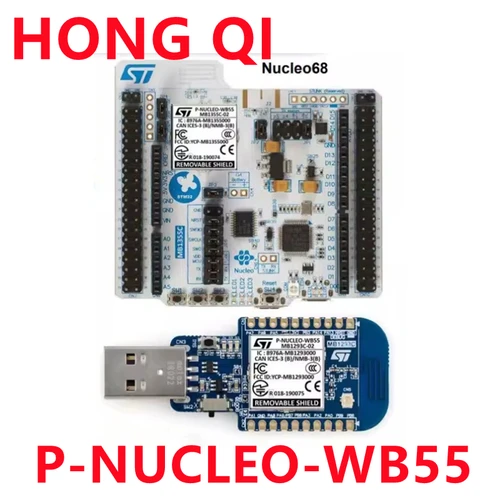 P-NUCLEO-WB55 개발 키트, ARM BLE Nucleo 팩, USB 동글 및 Nucleo-68 포함, STM32WB55 MCU 