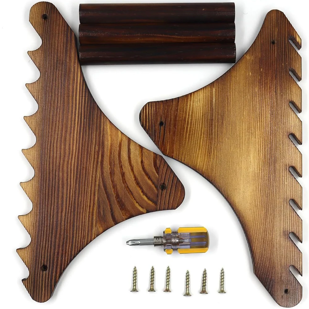 Soporte plegable de madera organizador para cuchillos tácticos - imagen 2