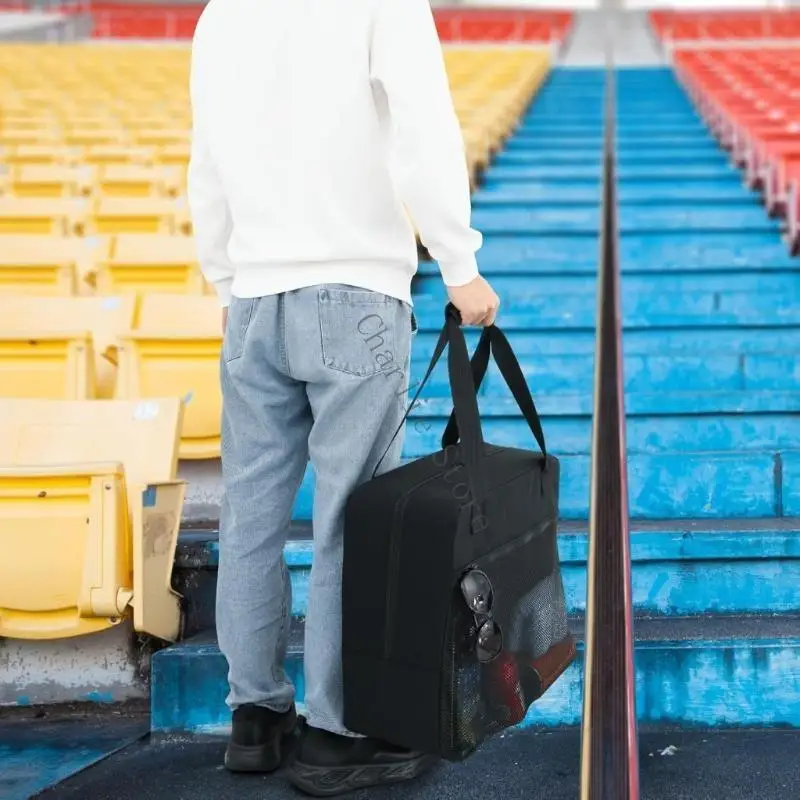 

Nylon Stadium Chair Carry Bag Padded Handles Oversized Sports Device Storage W91C