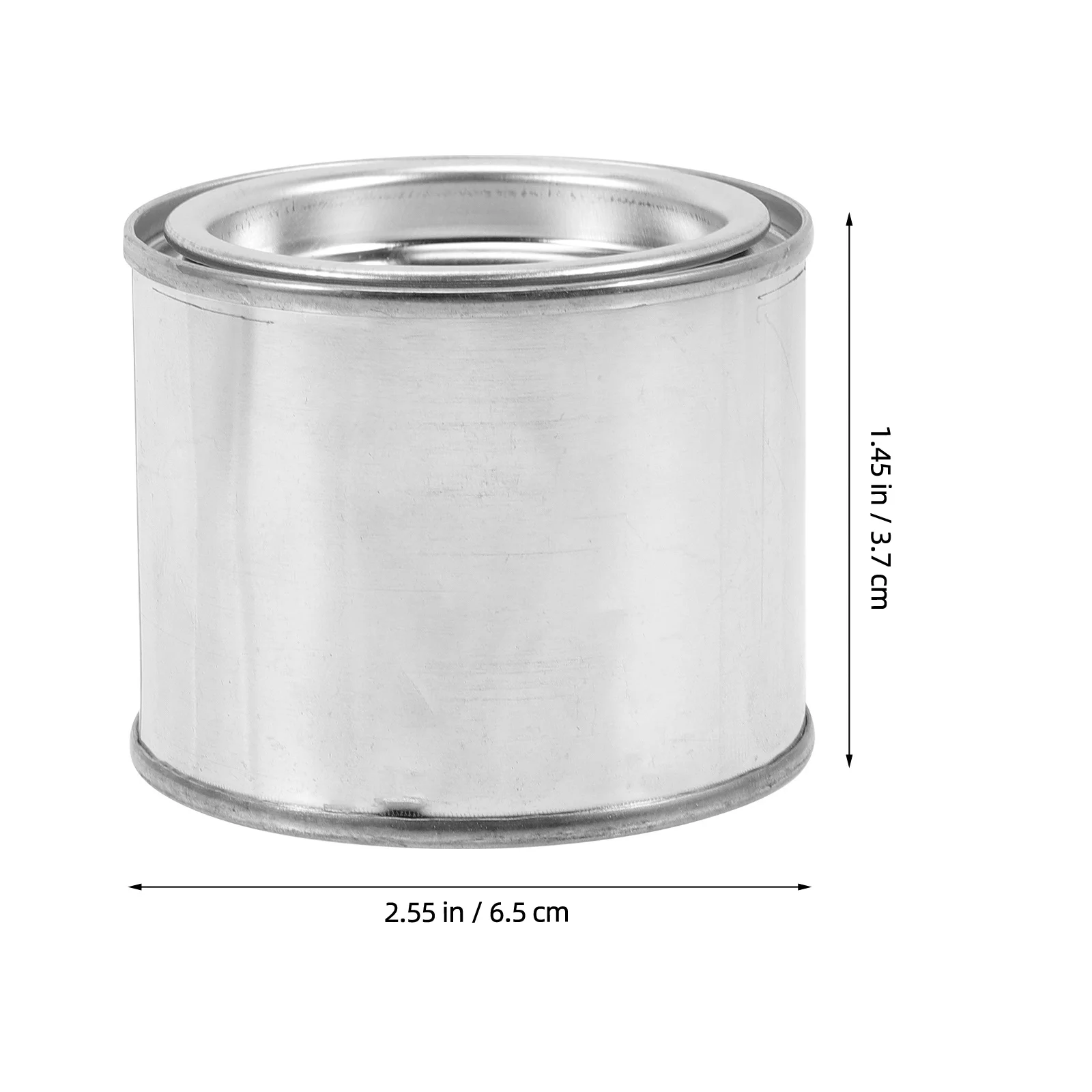 

Handheld Metal Oil Paint Cans 10 Pcs with Lids for Craft Paint Storage Reusable Empty Round Buckets Durable Sealing Design