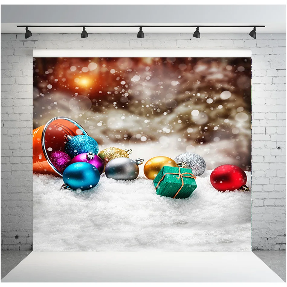 

Christmas Backdrop Birthday Props Kids Winter Photography Background Fireplace Trees Decoration Baby Photostudio KUCUN-02