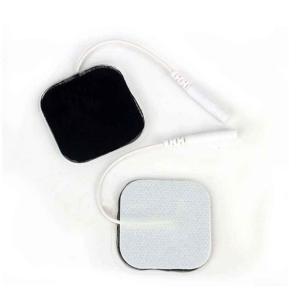 4x4 cm Elettrodi Gel Per Decine Agopuntura Fisioterapia Massaggiatore Toppe E Stemmi Dimagrante Impulso EMS Stimolatore Muscolare adesivo