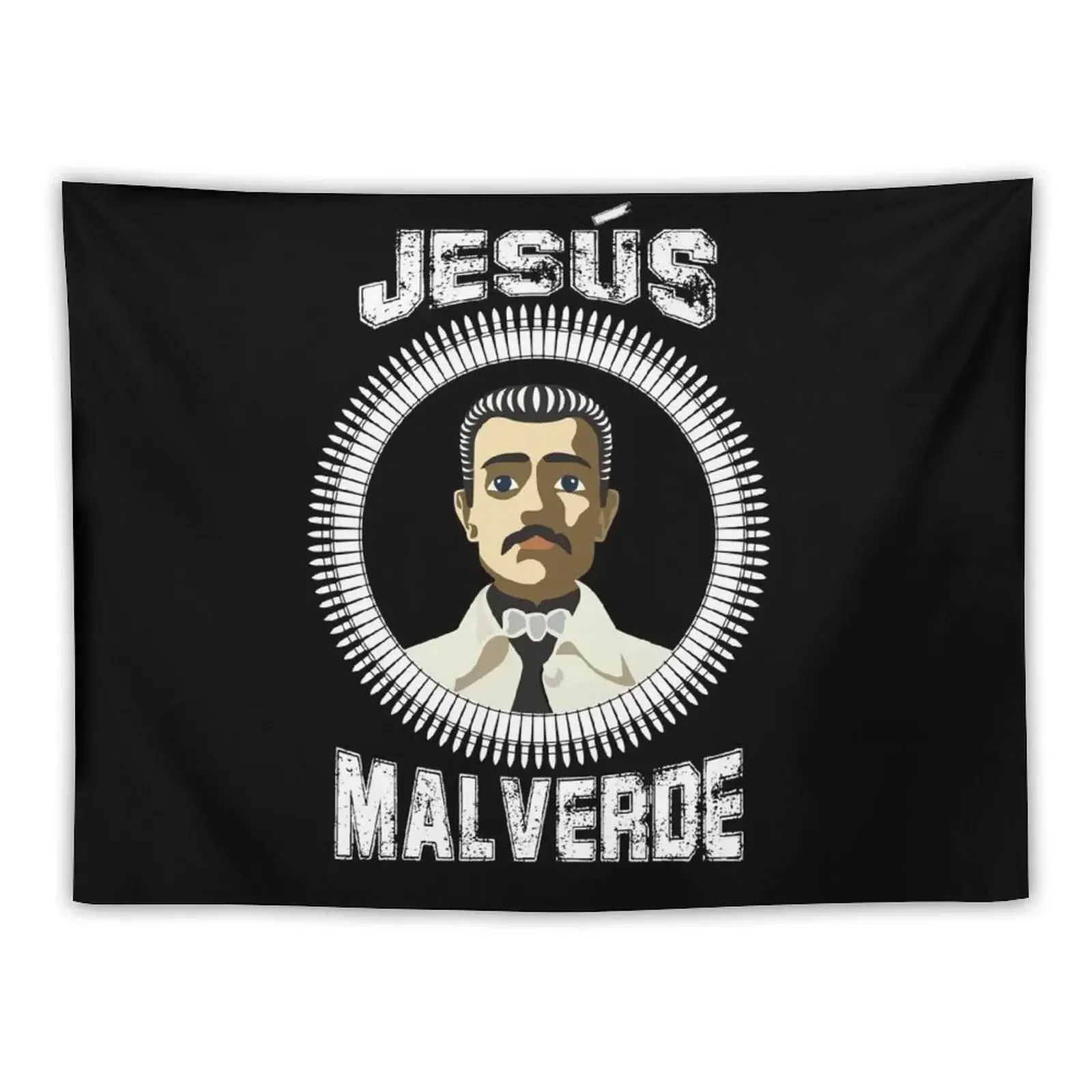 

Jesus Malverde Mexican Hero Angel Of The Poor Tapestry Hanging Wall Aesthetic Room Decors Tapestry