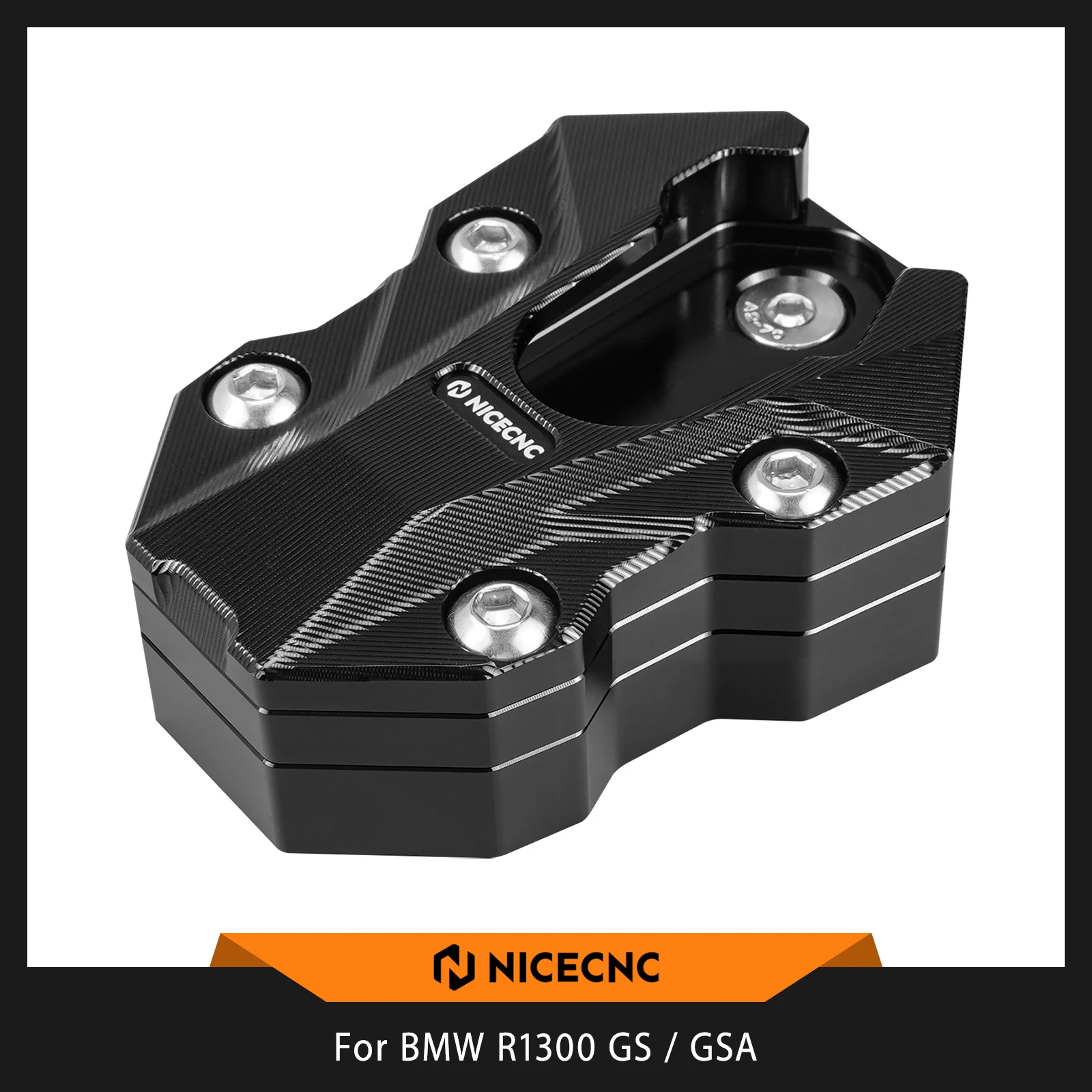 

For BMW R1300 GSA Side Stand Enlarger Pad With Adaptive Height Adjustment Suspension For BMW R1300 GS BMW R1300 GSA 2024–2025