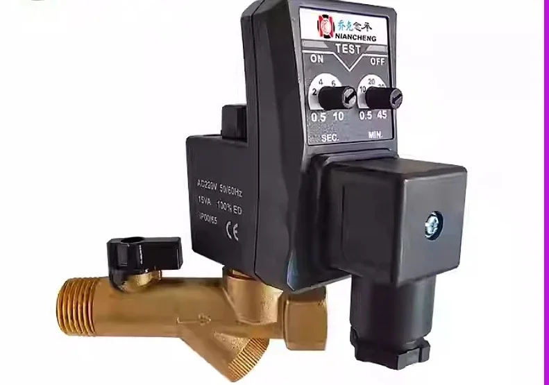

Электронный автоматический дренажный клапан MIC-A MIC-B 0200D, катушка 220В переменного тока, запчасти для компрессоров, высокое качество