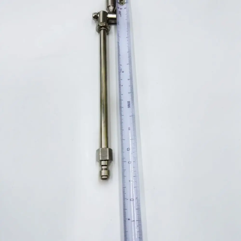 Universal Swivel Nozzle Attachment For Pressure Washer Wand Stainless Steel Sprayer For Car And Patio Washing