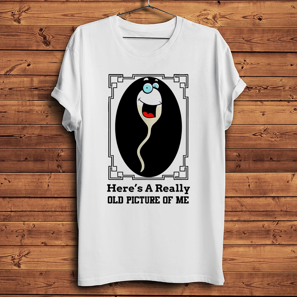 Really Old Picture Funny Joke Pranks TShirt Men Short Sleeve Casual T Shirt Streetwear Unisex Birthday Gift Tee Breathable Print
