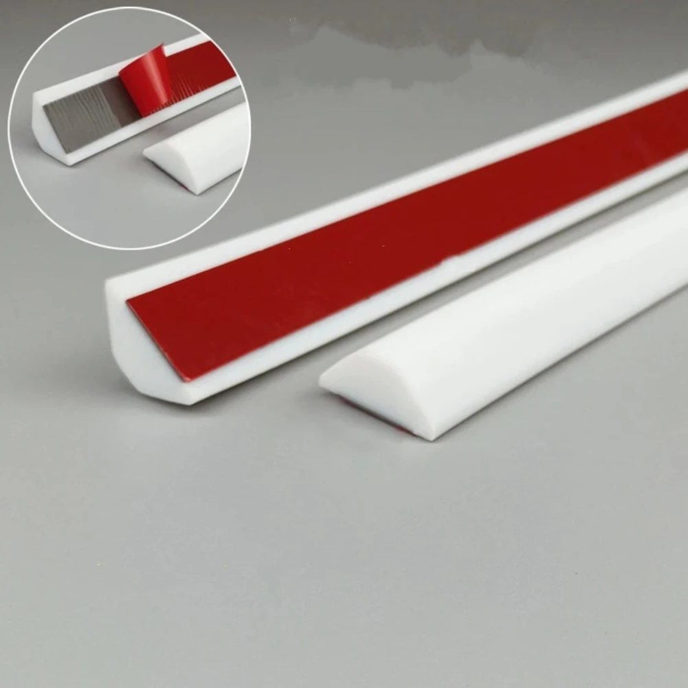 Tapón de agua de silicona para baño, tira de retención de agua autoadhesiva, flexible, puerta de baño, lavadora, barrera de presa de Ducha