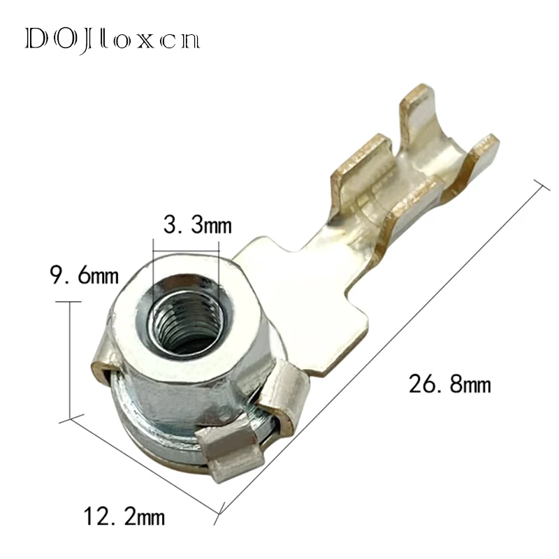 5 Pcs 2050216-1 1599300-1 Heavy Machinery Diesel Engine Fuel Injector Nut Terminal Excavator Parts Connector
