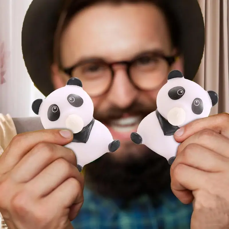 Panda Sensoryczna zabawka wentylacyjna Zabawka Panda do wentylacji i rozciągania Wodoodporna zabawka do ściskania Panda Rebound Panda Ball Fidget Toy na prezent