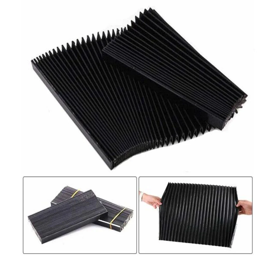 245mm Milling Machine Flexible Guard Dust Cloth Three-proof Cloth Protective Flat Accordion Bellows Cover Tool