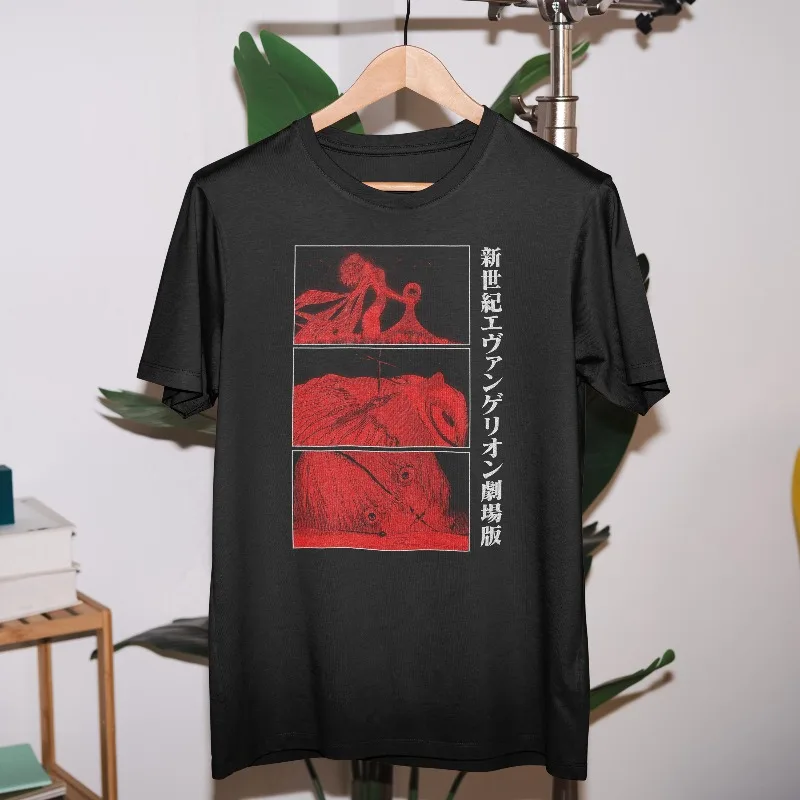 New Century Evangelion Theater Edition: Air/Sincere for You T-Shirt Anime Sommer Neuer Stil Unisex Lässiges und modisches T-Shirt