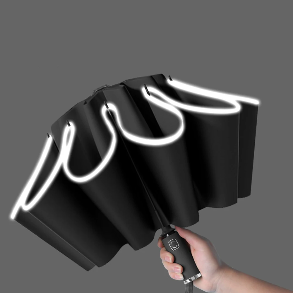Compact Travel Umbrella Automatic Reverse Umbrella Beach Trips Anti-ultraviolet Technology Automatic Folding Mechanism