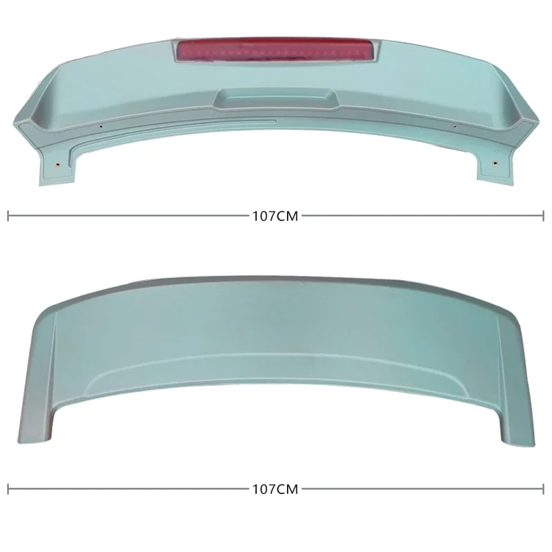 Für Honda CRV CR-V 2007 bis 2011 Spoiler mit Licht ABS-Material Auto-Heckspoiler in Grundierungsfarbe