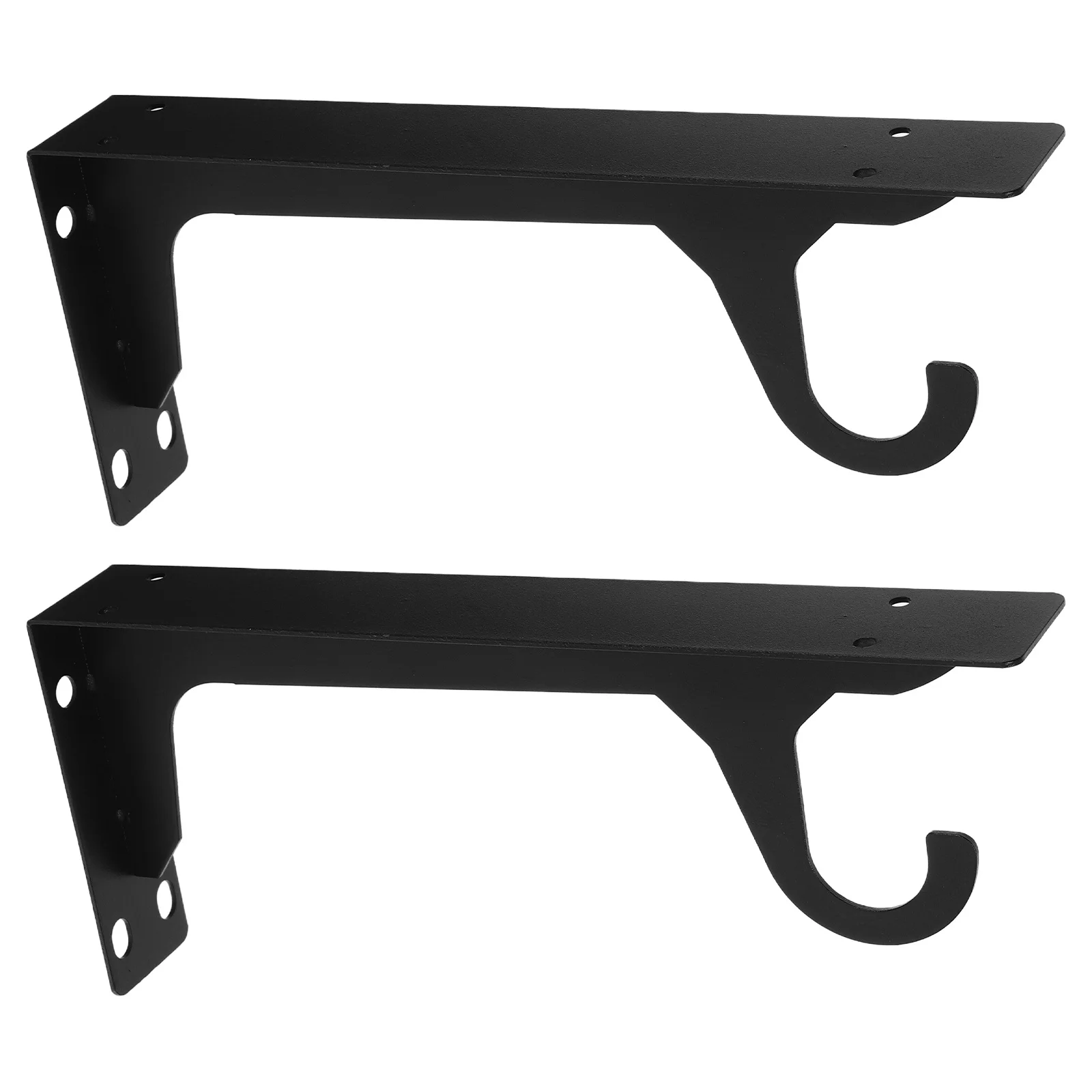 

2Sets Heavy Duty Floating Shelf Brackets Dual-Function Invisible Support Hooks for Kitchen Bathroom Office Floating Shelf Heavy