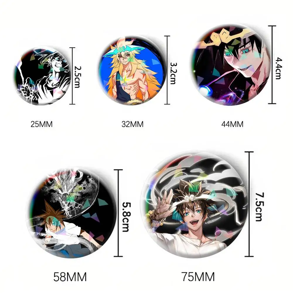 Mori Jin God Of High School KR Manga  75mm 58mm 44mm 25mm Brooch Backpack Hat Pins Accessories Toys Badge