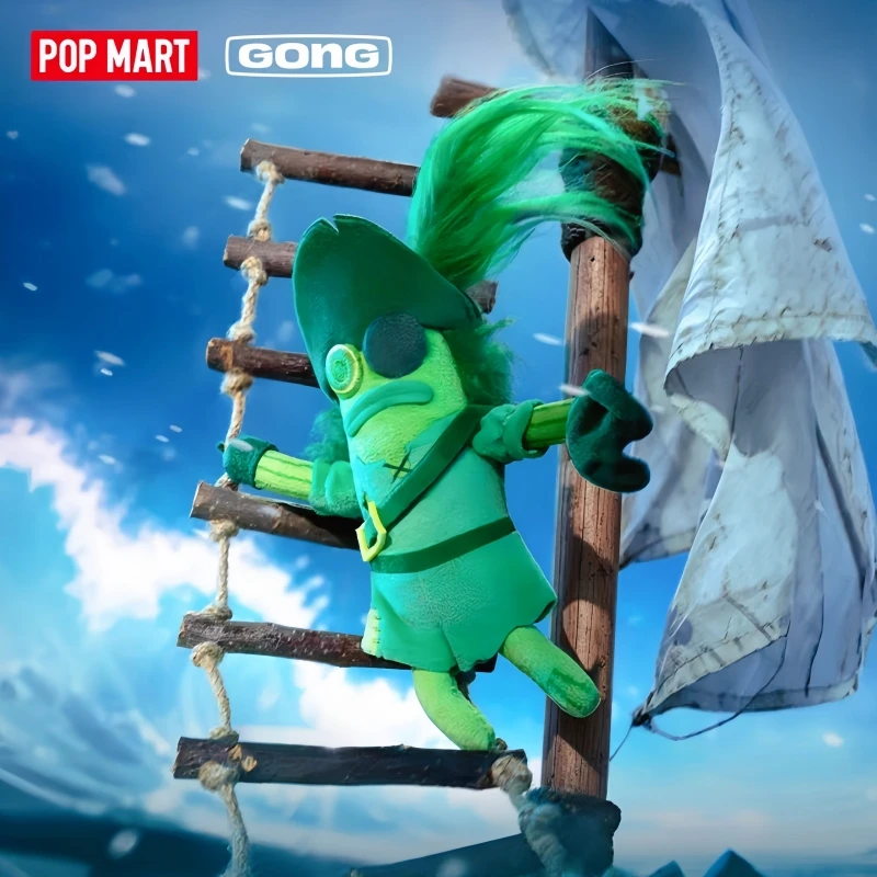 Gong Pop Mart Bikini Bottom Residents Ghost Fish Series Pendant Surprise Blind Box Pendant Baby Pendant Decoration Cute Gifts