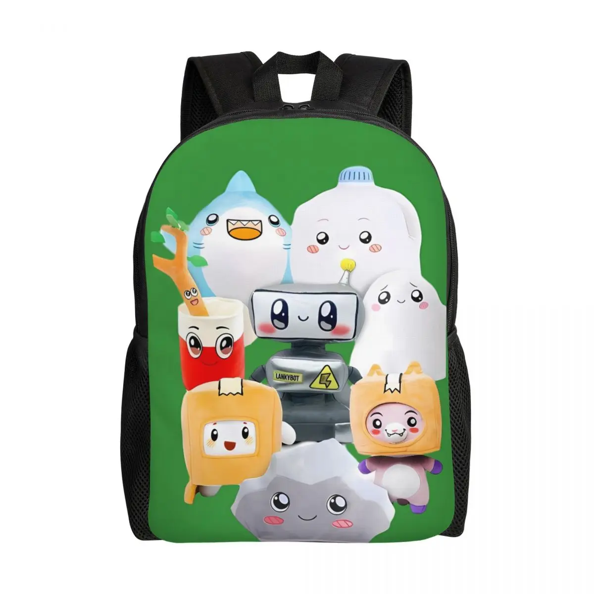 

Funny Cartoon Backpack Women Men Cute Breathable Backpacks Polyester Cute High School Bags Outdoor Style Custom Rucksack