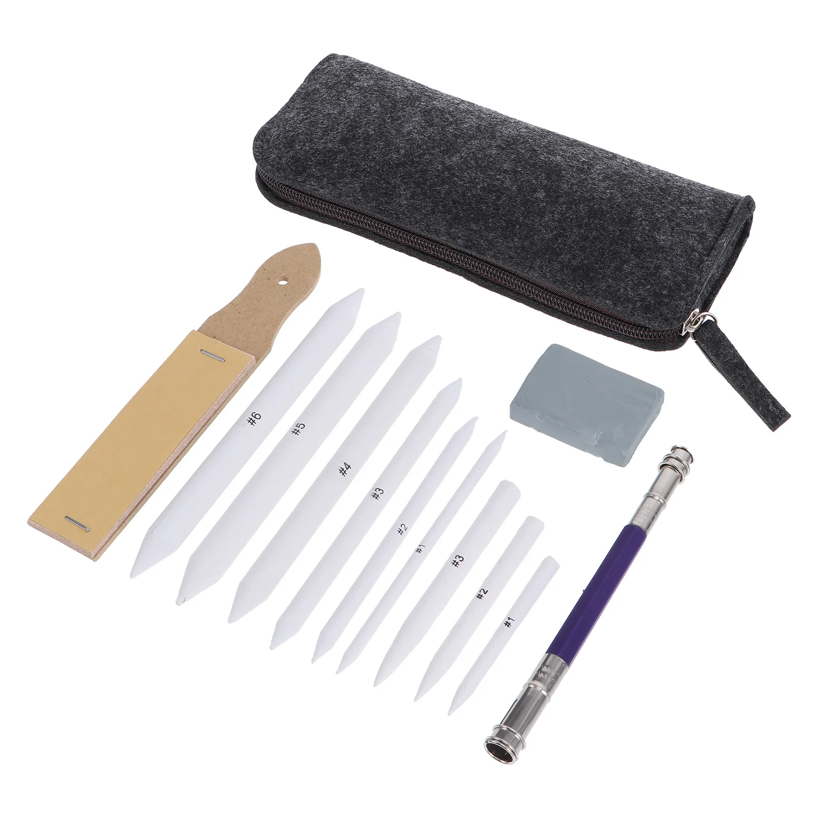 

19Pcs Sketching Drawing Kit Blending Stumps Set Natural Materials Drawing Sketch Tool Set Blending Stump Stumps Pencil