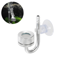 Aquarium CO2 Atomizer Fish Tank Aluminum Alloy Carbon dioxide Diffuser Regulation Generator System CO2 Refiner