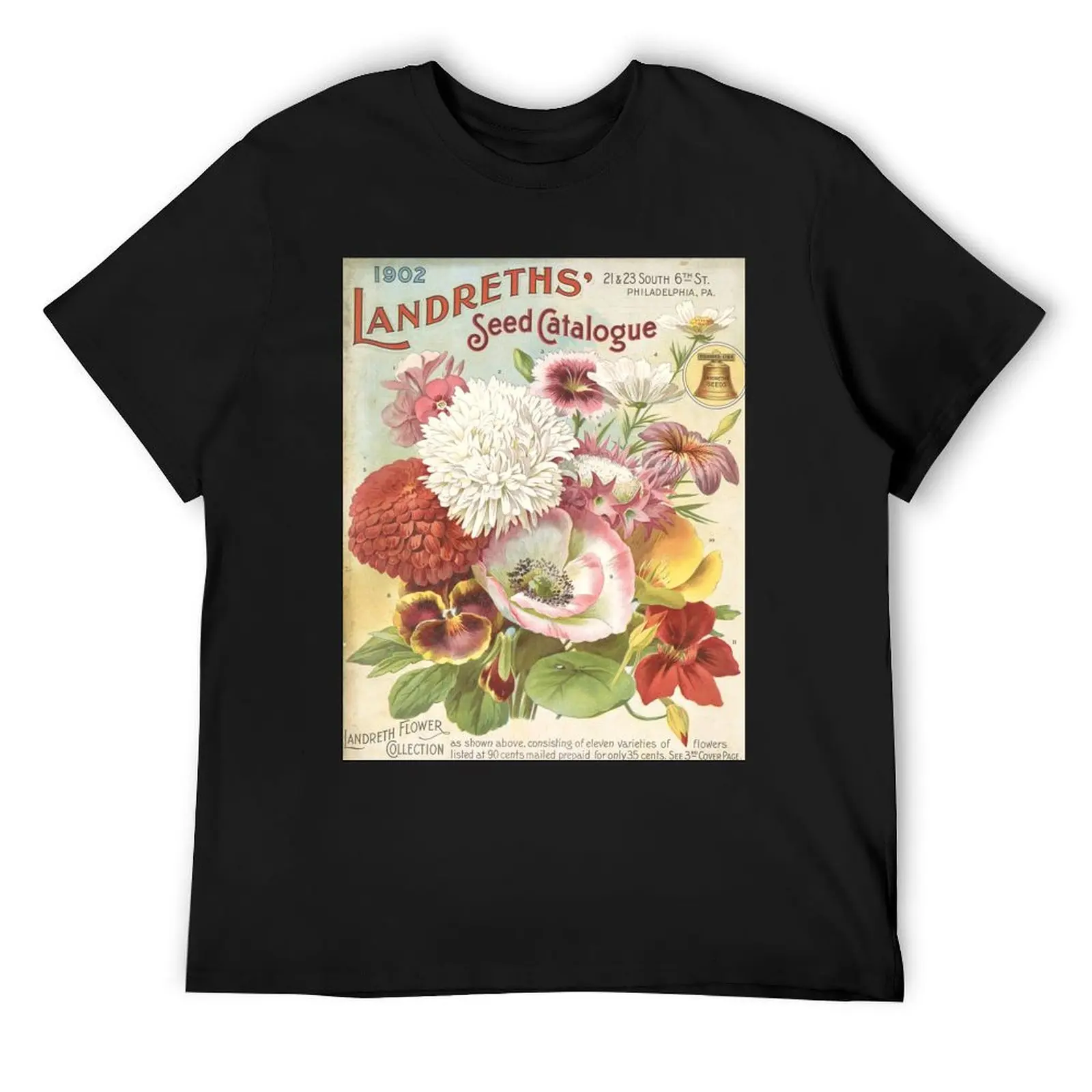 Landreths Seed Catalogue. T-Shirt anime figures cheap stuff vintage vintage t shirts Men's t-shirt