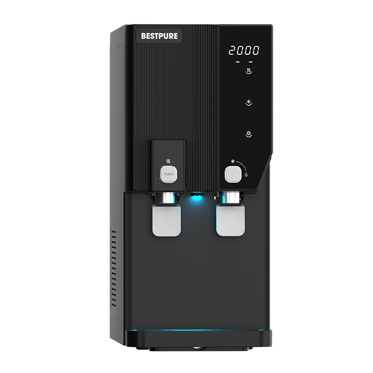 

4-ступенчатый настольный диспенсер для горячей и холодной воды, диспенсер для воды обратного осмоса, горячая и холодная вода