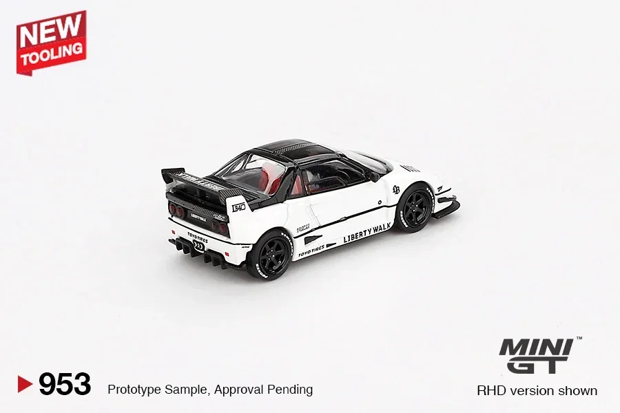 MINIGT 1:64 AZ-1 Liberty Walk LB40 أبيض 2024 طوكيو أوتو دييكاست نموذج سيارة
