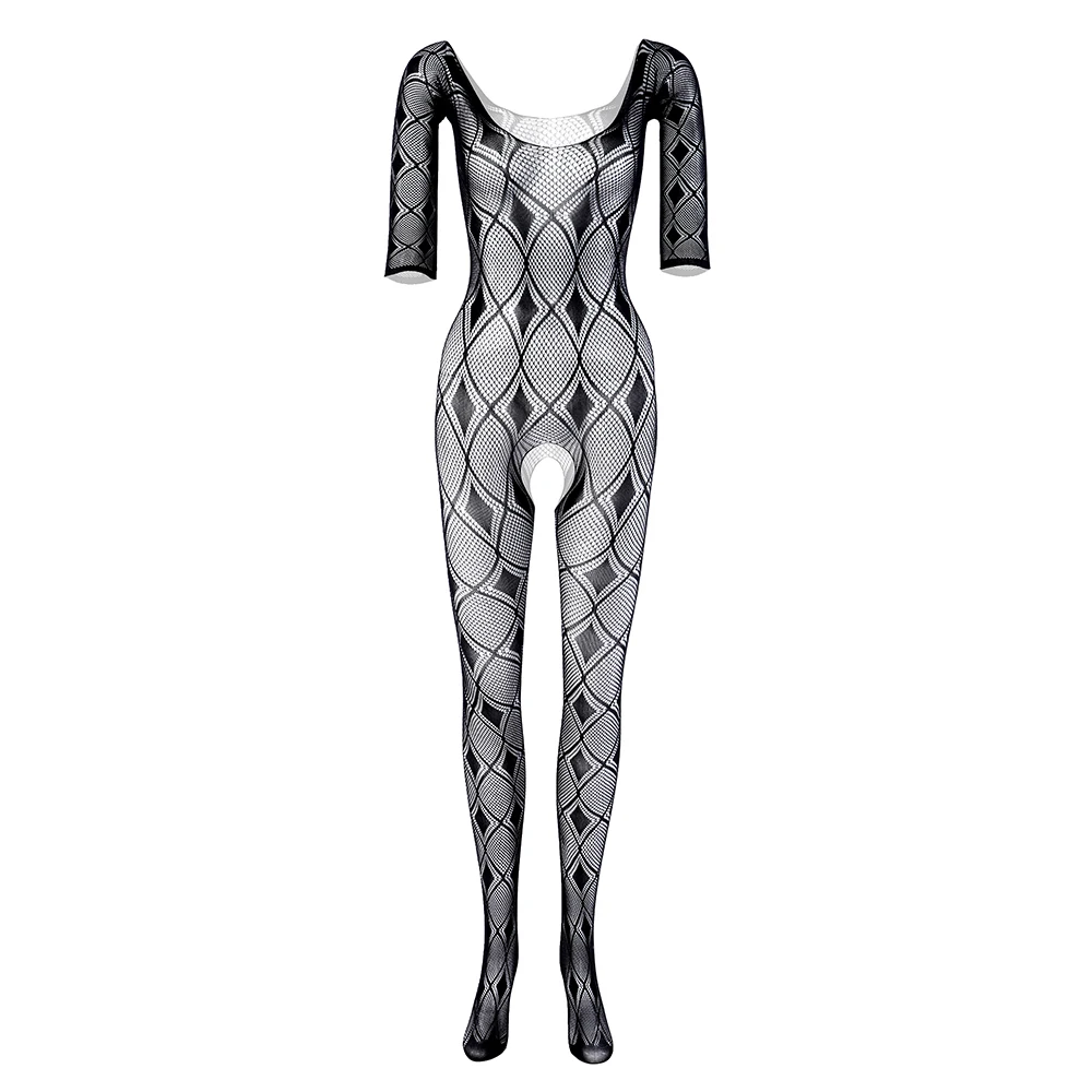 قطعة واحدة شبكة شفافة جوارب الجسم ، مرونة عالية ، ملابس نوم الذكور ، ملابس النادي الحزب ، الجنس السادة