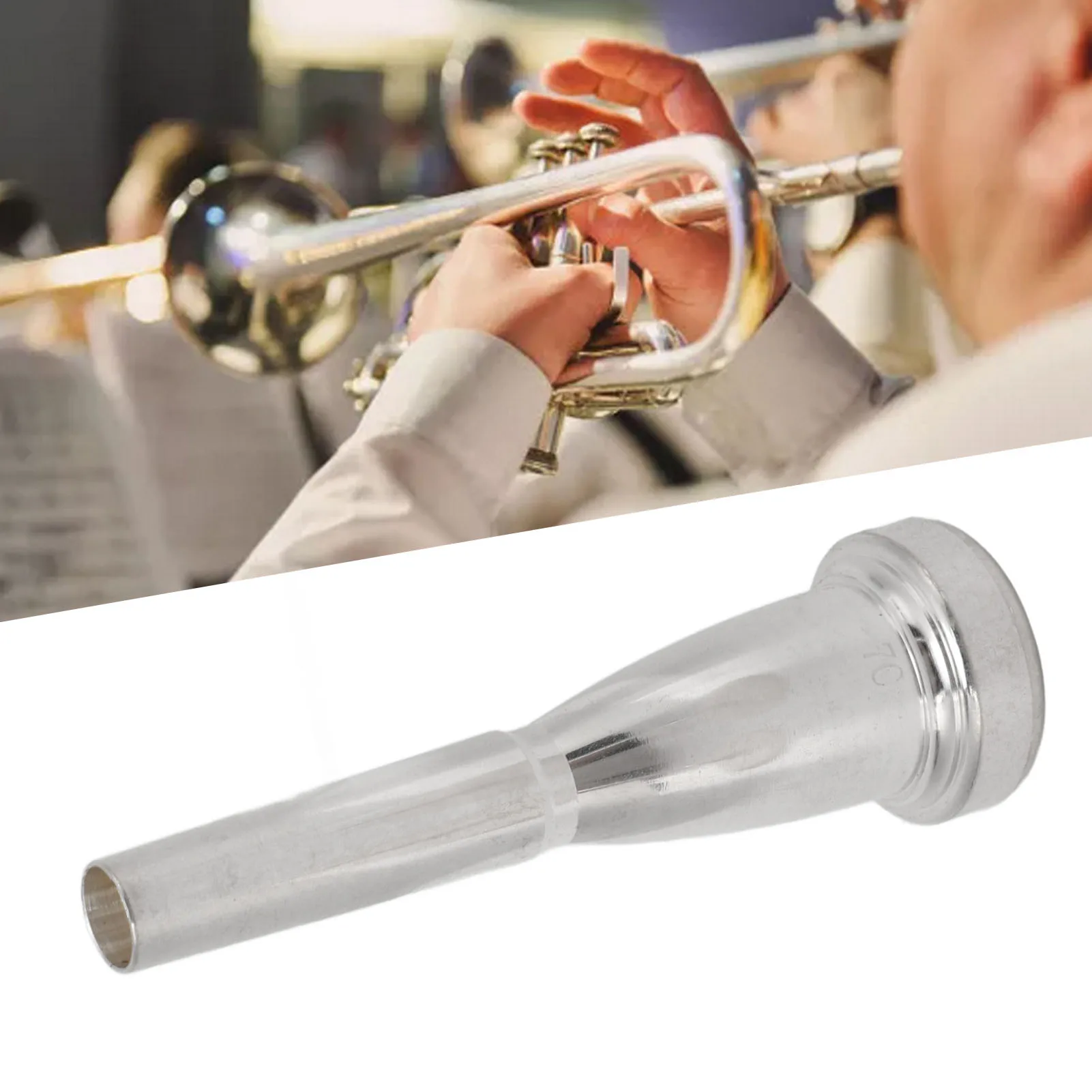 Trumpet Mouthpiece 7C Mouth Piece Copper Alloy Instrument Accessory Replacement Part