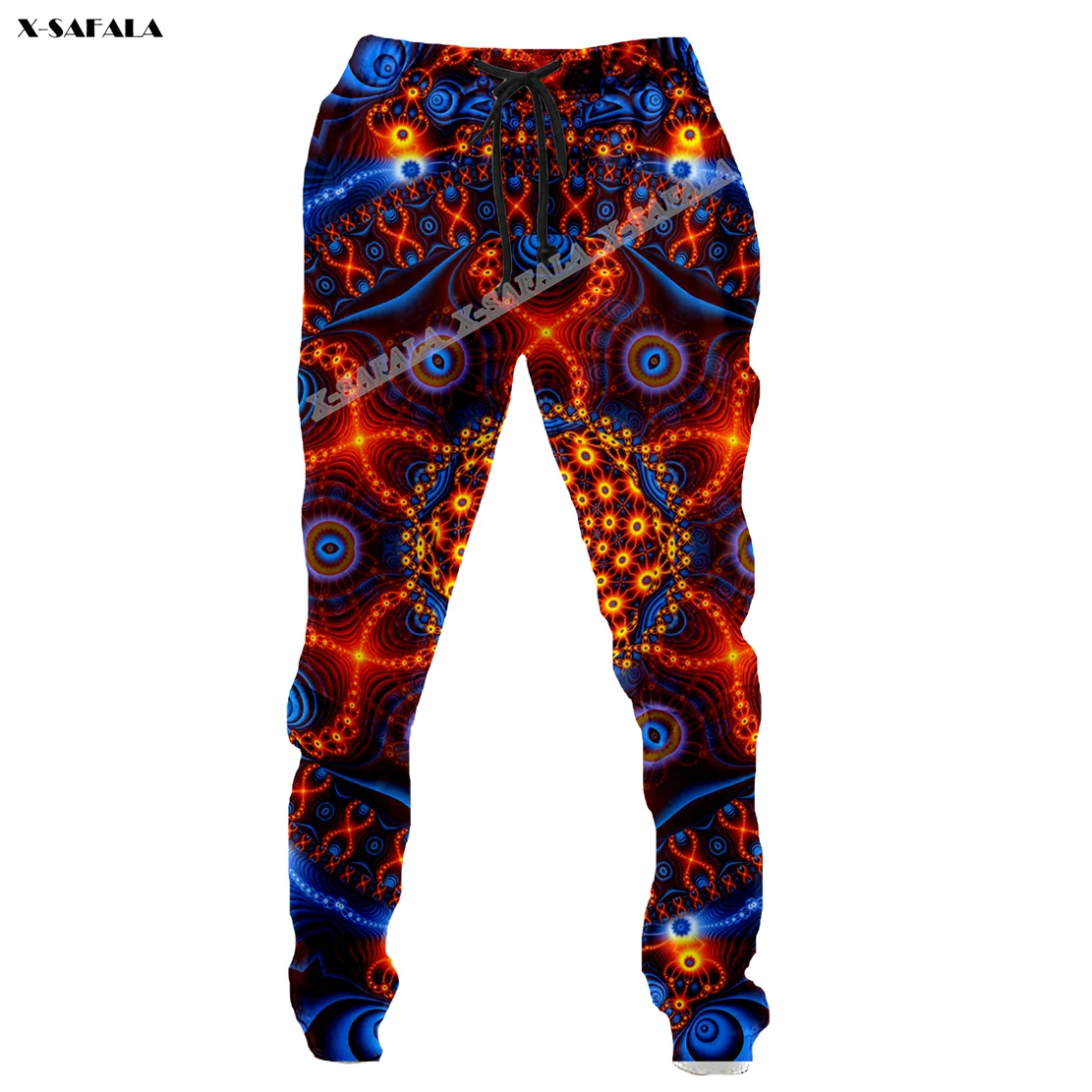 Madala Psychedelic DNA Art 3D Printed Trousers Men Sweatpants Casual Long Jogger Loose Sports Pants Samurai Harajuku