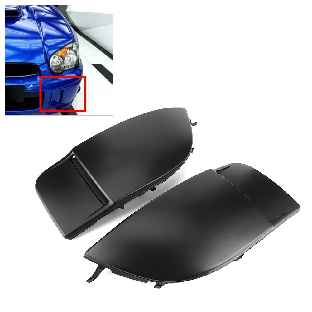 Cubierta de lámpara de bisel de luz antiniebla delantera, apta para Subaru Impreza STI WRX 04-05, mate, 1 par