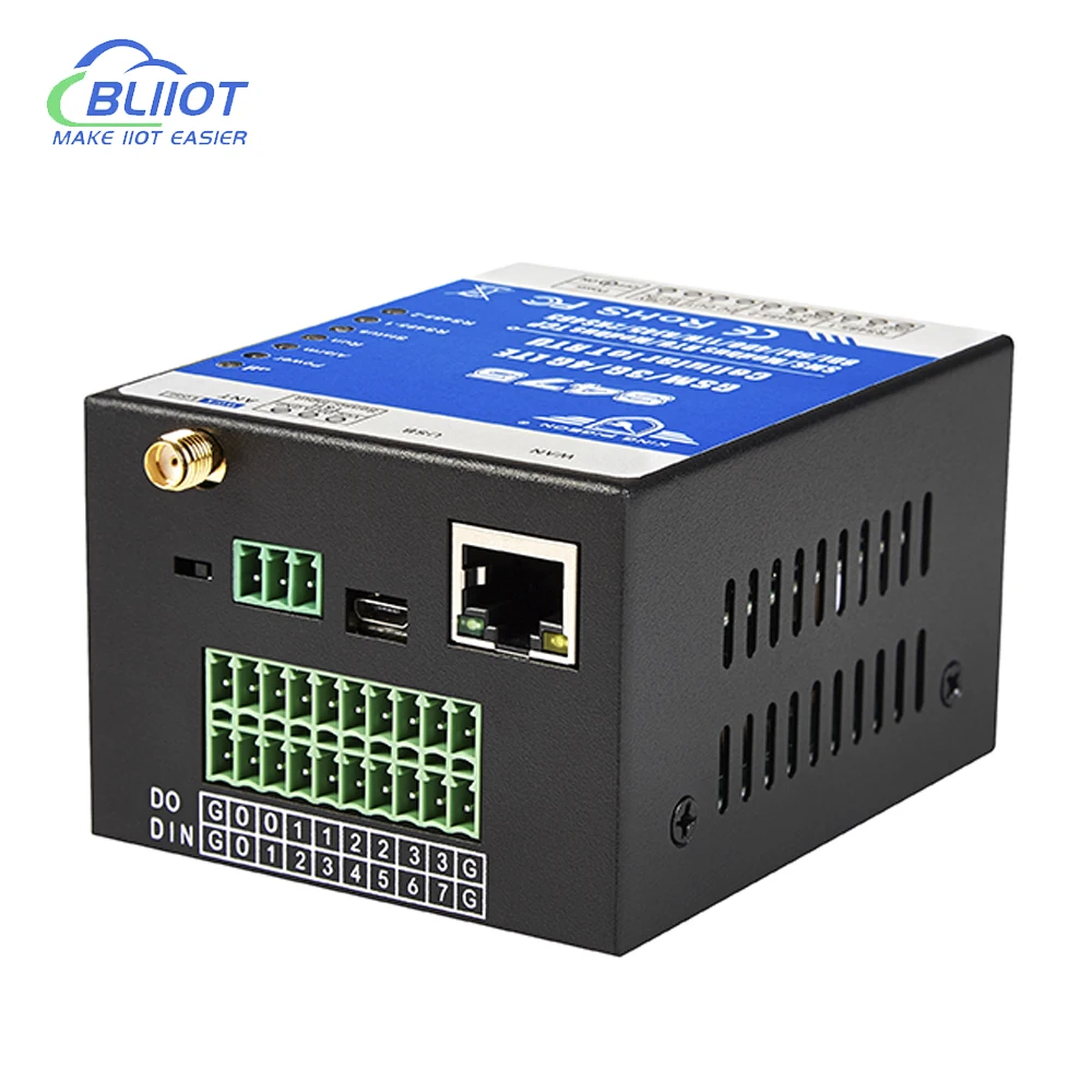 BLIIOT 4G RTU Multifunctional IoT Wireless Data Acquisition Gateway Terminal S475 8DI+4DO+6AI+1TH+2RS485+1RJ45