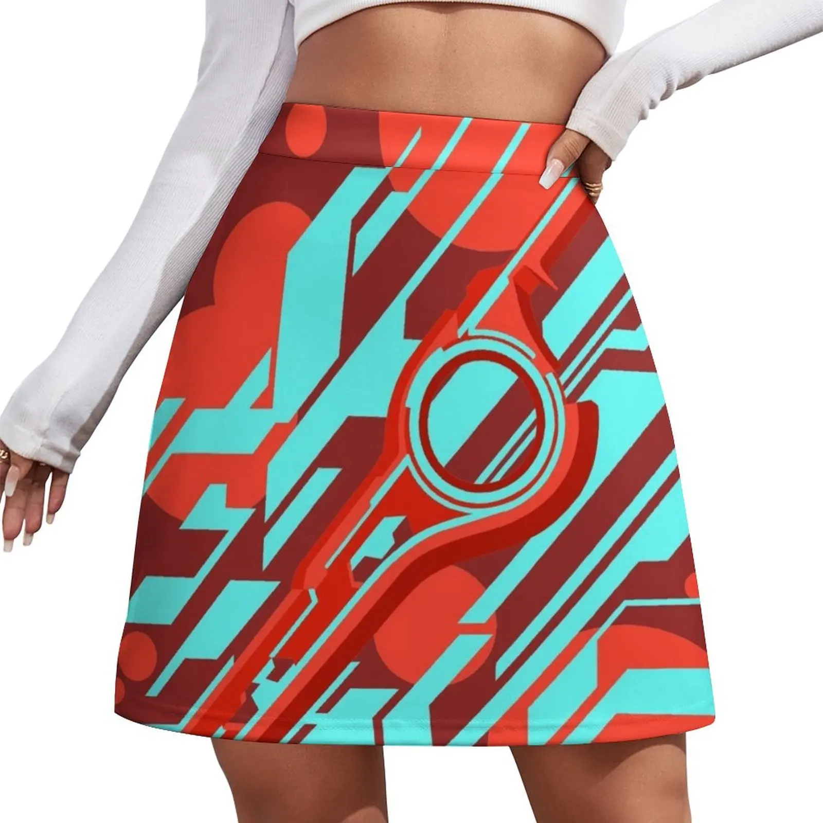 

Monado Abstract Mini Skirt women's skirts trend 2026 fairy core Women clothing skirts women summer 2026