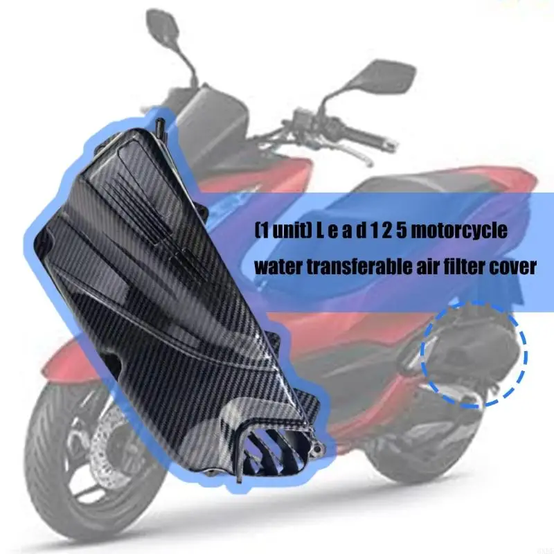 2025 غطاء مرشح الهواء الجديد مناسب لـ Lead125 دراجة نارية منظف الهواء المنظف يغطى حارس حارس نقي