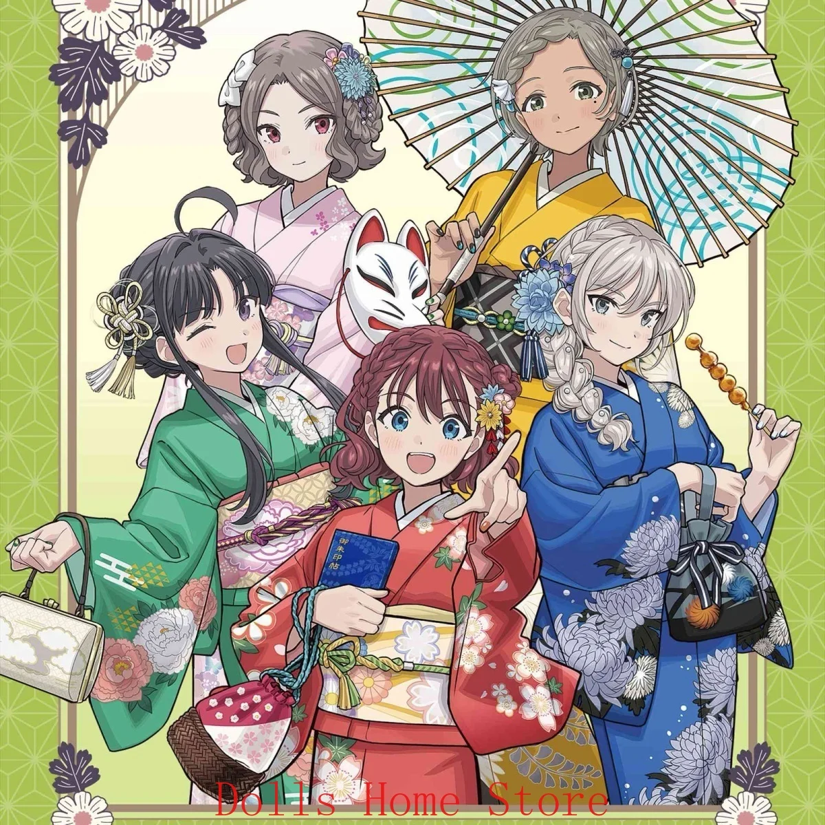 

Girls Band Cry Anime Acrylic Figure Stand Model Desk Display Cosplay Standing Exhibit Ornament Halloween Gift