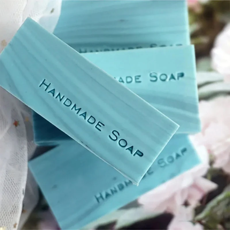 DIY Natural Handmade Soap Making Supplies Kits, Transparent Acrylic Chapters Seal, Simple Style, Custom Logo