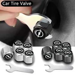 5Pcs Aluminum Alloy Car Valve Caps Dust Covers Rim Accessories For Opel Astra Insignia Corsa Zafira Meriva Mokka Vivaro Vectra