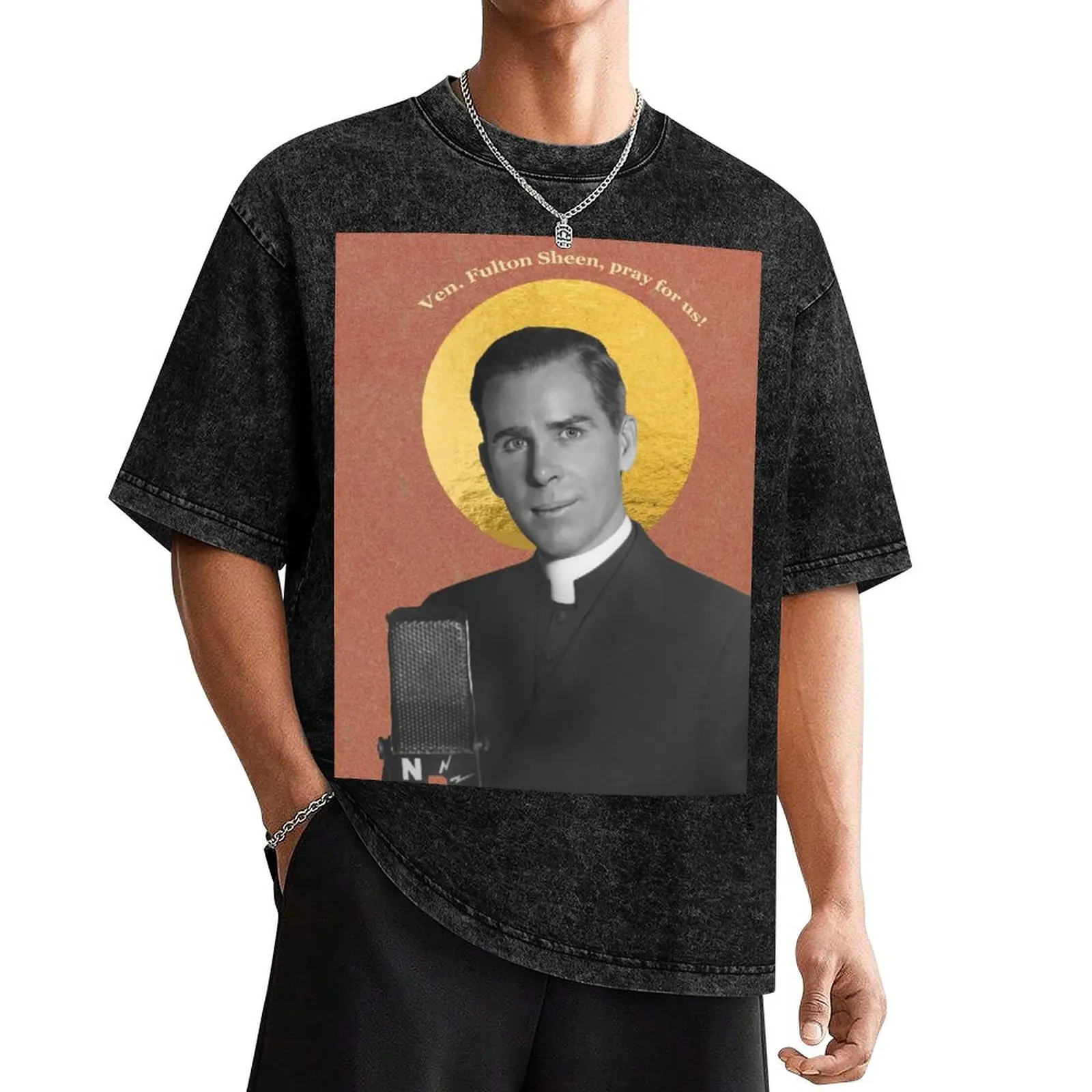 Venerable Fulton Sheen, Pray for Us! T-Shirt oversized t shirt graphics summer 2025 Funny t-shirts t shirts for men