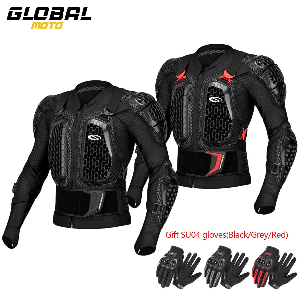 

Men's Motorcycle Armor Jacket Anti-Fall Wear-Resistant Motorbike Body Armor Motocross Riding Clothing Pants Protection M-3XL