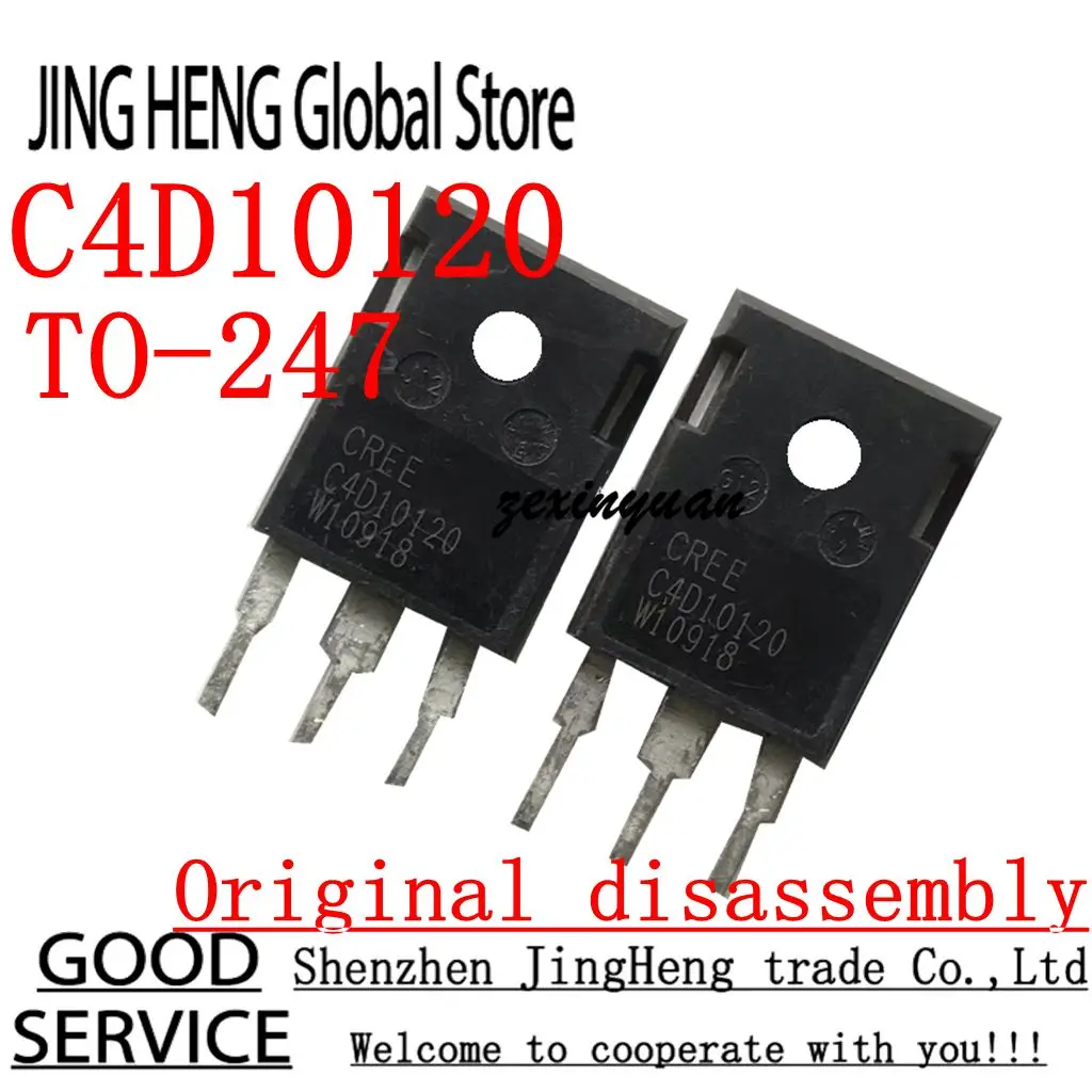 10PCS C4D10120 CREEC4D10120 TO-247 Original disassembly