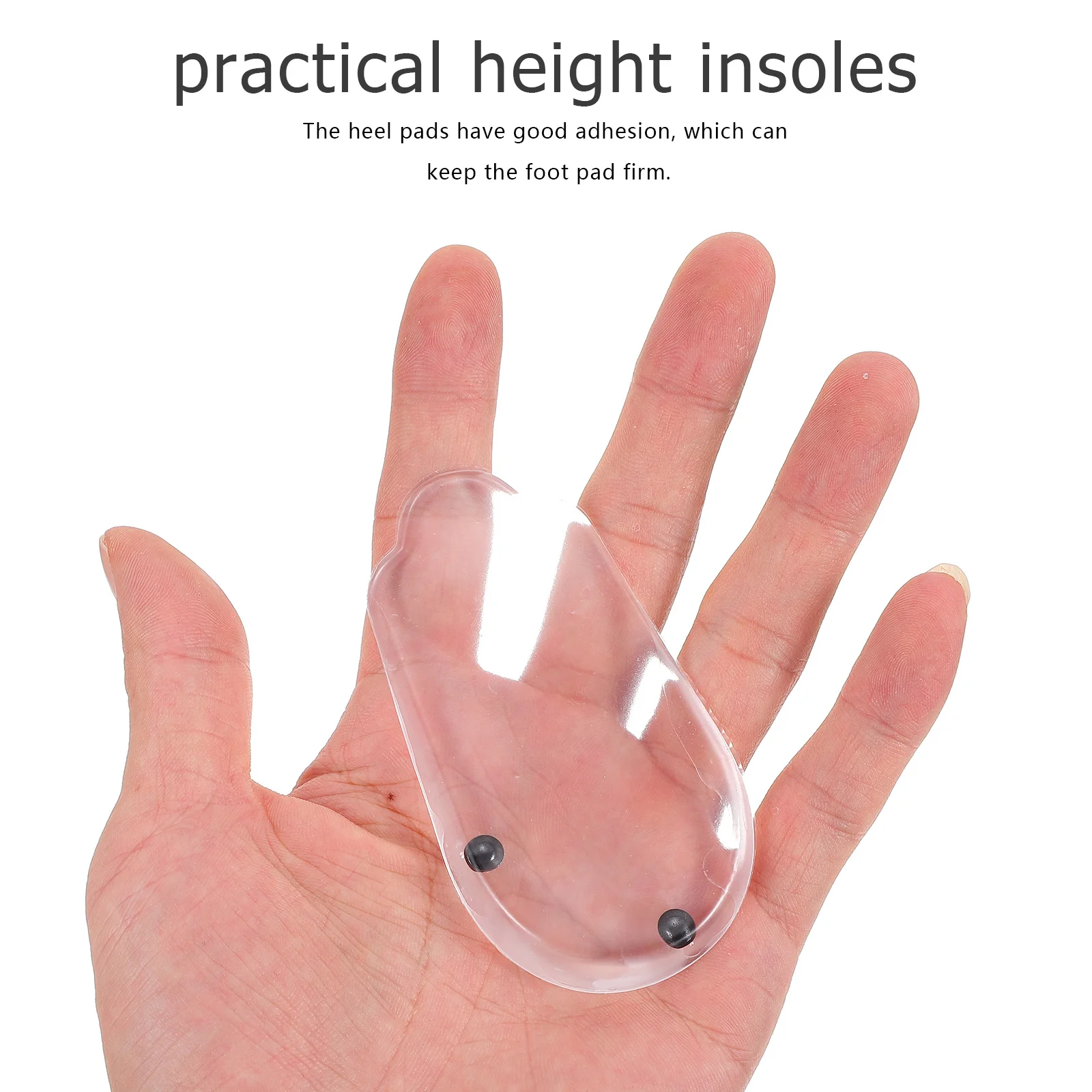 

5pcs Orthopedic Insoles Sizable Half Insoles For Height Increase Arch Support Heel Cushion Pads O-Leg Correction Reusable Shoe