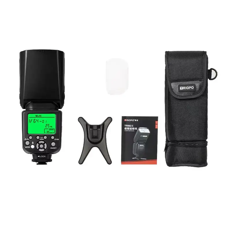 

TRIOPO TR-982III 2.4G Wireless Off-Camera Speedlite with TTL & HSS – Master/Slave Flash for Canon Nikon DSLR/Mirrorless Camera