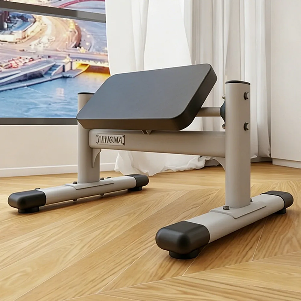 Hip Thrust Bench Glute Bridge Trainer, Commercial Smith Fitness Equipment with Rotatable Backrest, Snug Fit Barbell