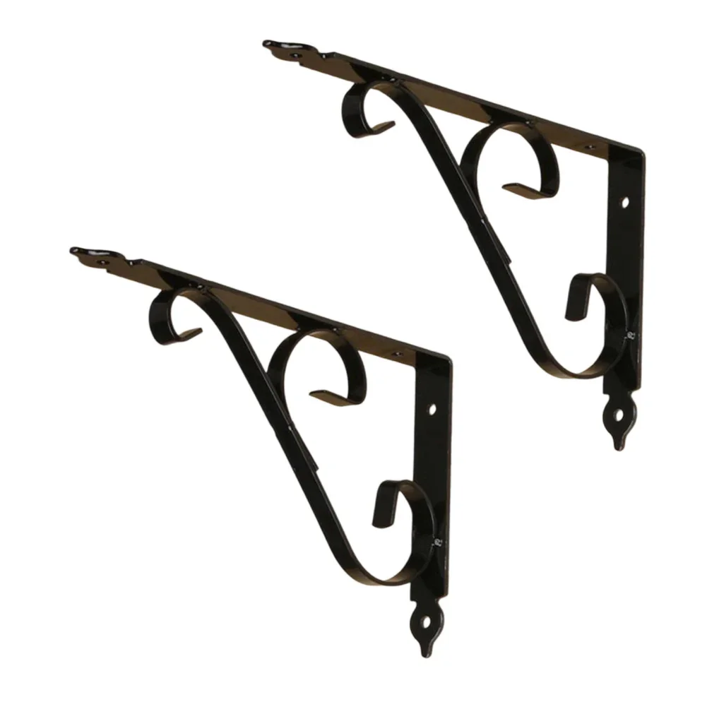 

Сверхмощные плавающие кронштейны для полок, 2 шт., безопасные железные опоры для тяжелых стеллажей, включая инструменты и бытовую техника