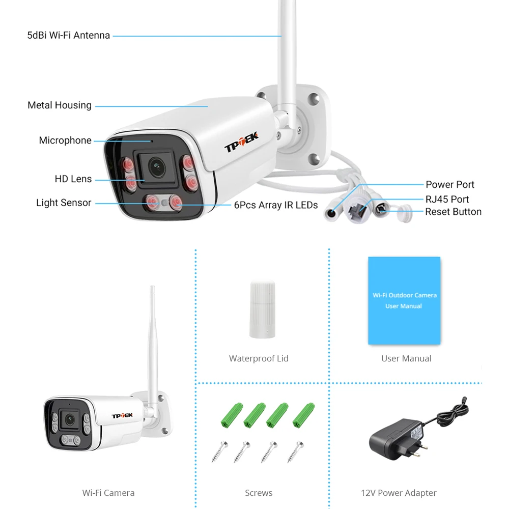 Imagem -06 - Vigilância ao ar Livre Câmera ip Home Security Proteção Cctv wi fi Camara Video Cam Impermeável Camhi Cam ip 4k 8mp 5mp Câmeras Vigilância Wifi Câmera Wifi Externa Prova Dagua Câmera de Segurança ip