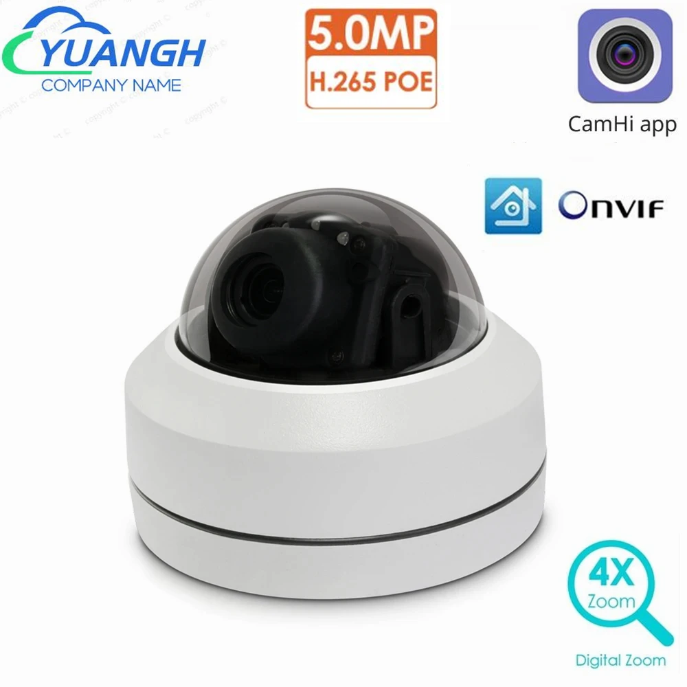 

5MP Security MINI PTZ IP Camera Outdoor 2.8-12mm Lens 4X Zoom CamHi Speed Dome IP Camera Waterproof