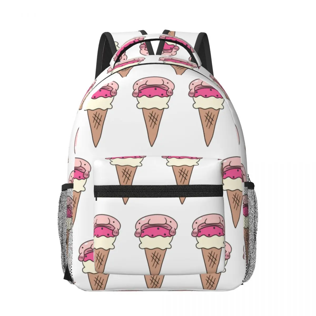

Blobfish Icecream Woman Backpacks Boys Girls Bookbag Fashion Students School Bags Portability Laptop Rucksack Shoulder Bag